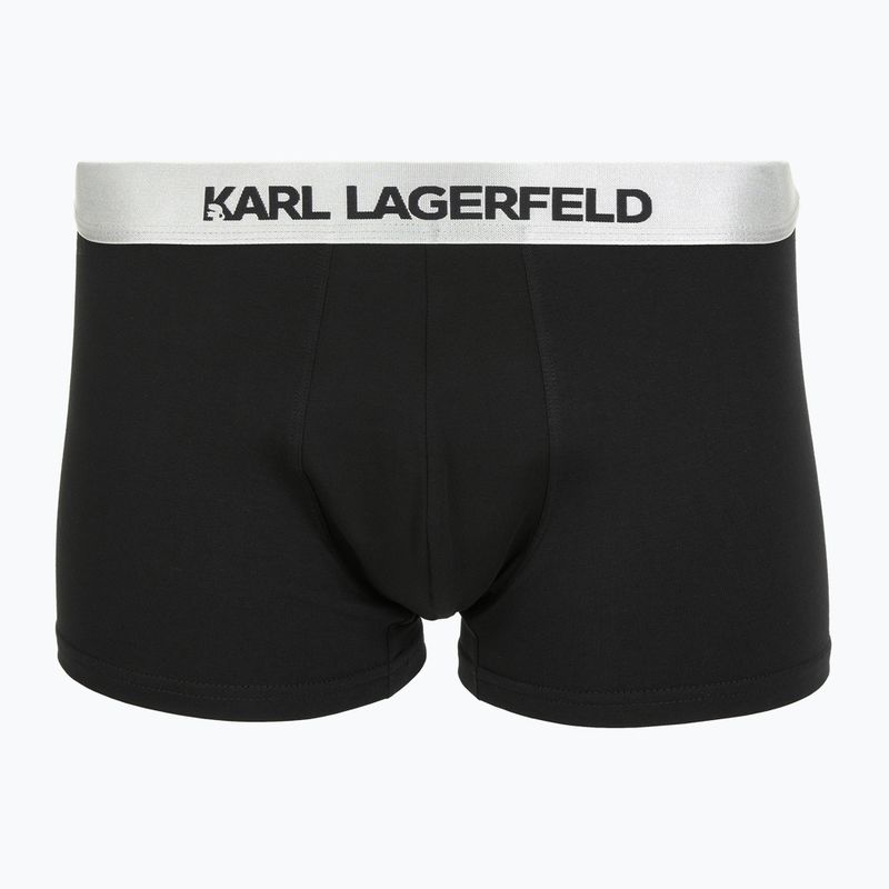 Pánské boxerky KARL LAGERFELD Elastic Trunk 3 páry black/white/grey 4