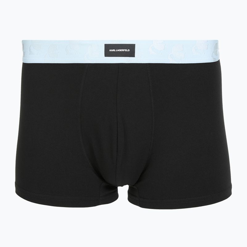 Pánské boxerky KARL LAGERFELD Kameo Logo Trunk 3 páry midnight/clear sky/olive 2
