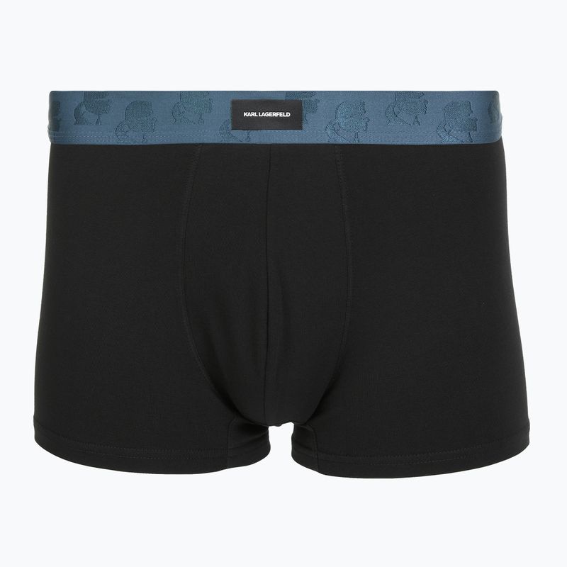 Pánské boxerky KARL LAGERFELD Kameo Logo Trunk 3 páry midnight/clear sky/olive 3