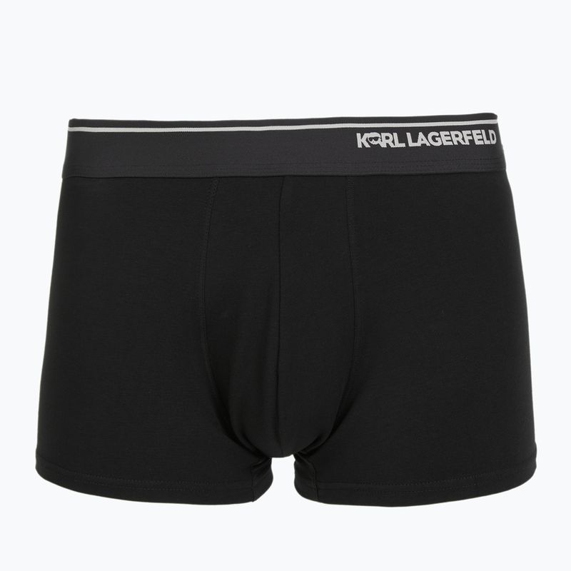 Pánské boxerky KARL LAGERFELD Ikon Aop Trunk 3 páry karl dot/ash black 4