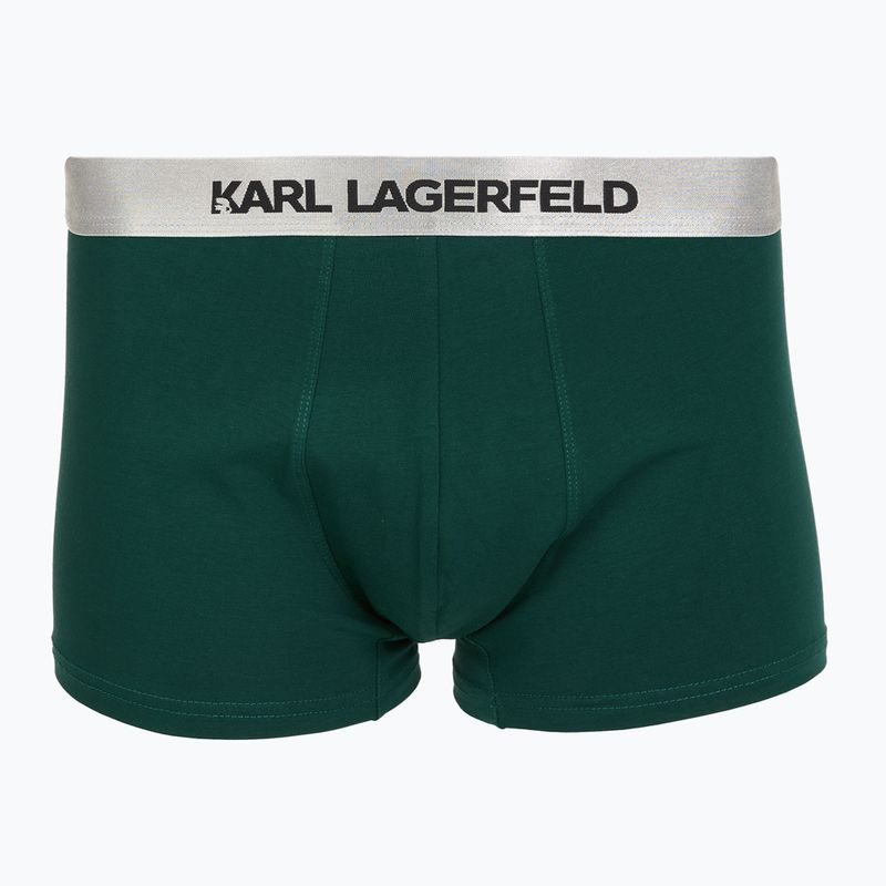 Pánské boxerky KARL LAGERFELD Elastic Trunk 3 páry dark sea/black/blue 3