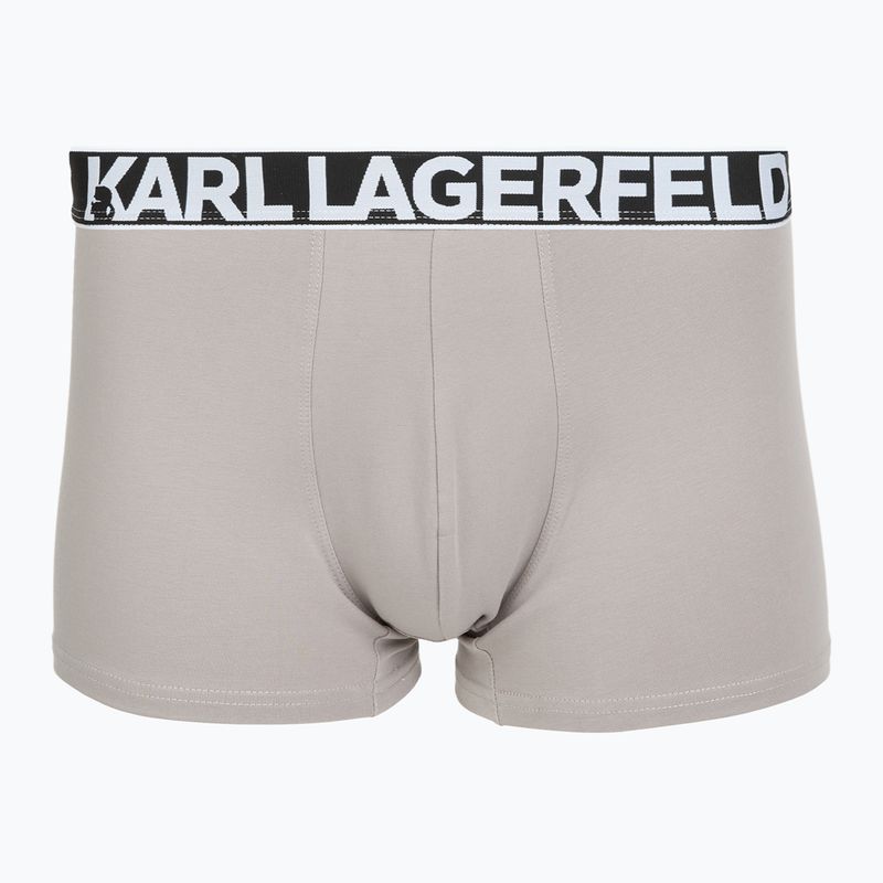 Pánské boxerky KARL LAGERFELD Bold Elastic Trunk 3 páry windsor/black/ash 2