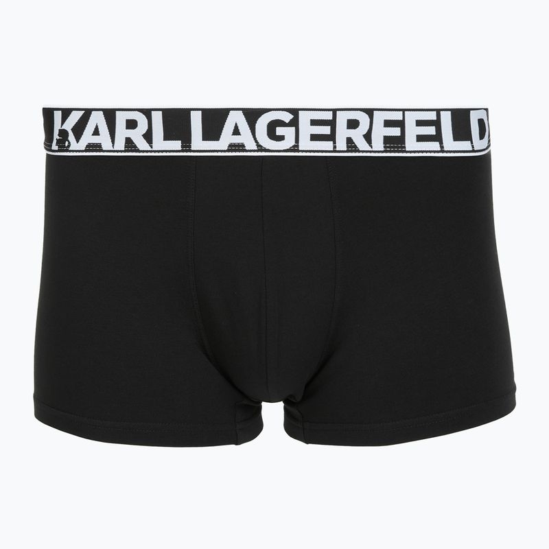 Pánské boxerky KARL LAGERFELD Bold Elastic Trunk 3 páry windsor/black/ash 4