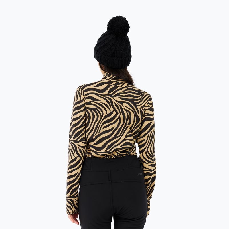 Dámská mikina Protest PRTEsher 1/4 Zip Active bamboo beige 6