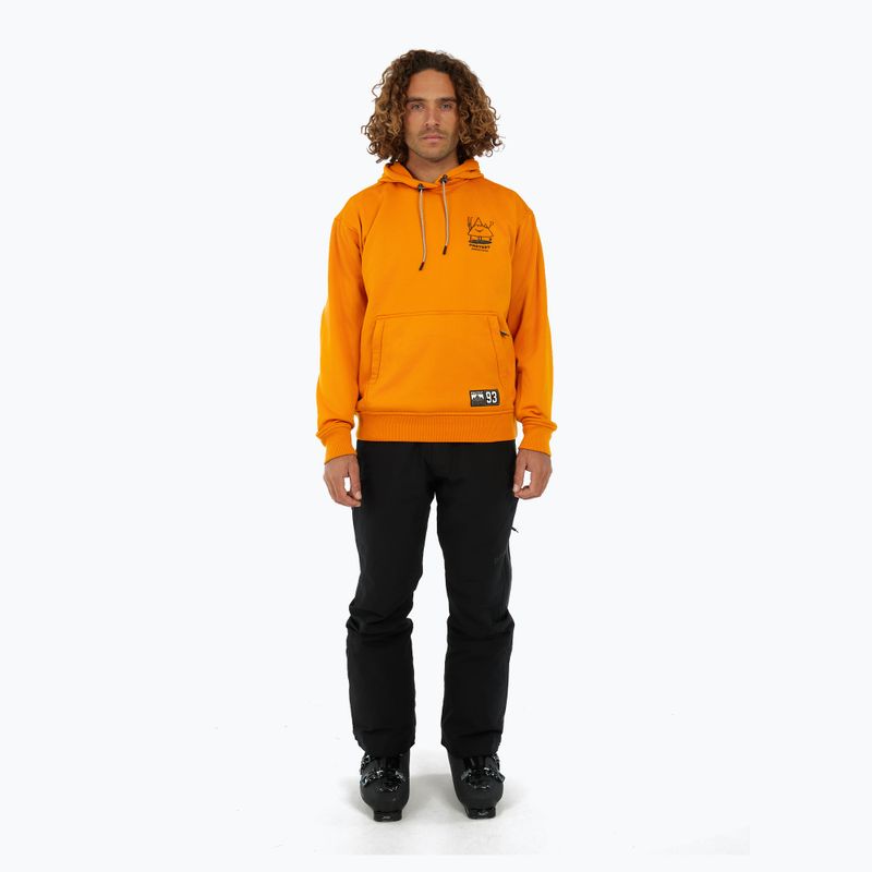 Pánská snowboardová mikina Protest PRTIvo Outdoor Hoodie caramel yellow 2