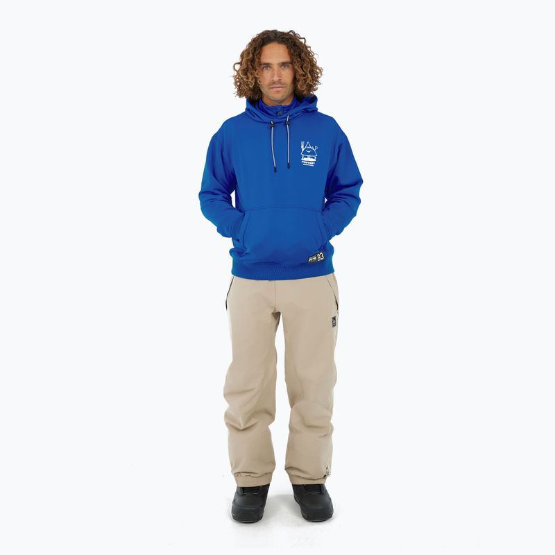Pánská snowboardová mikina Protest PRTIvo Outdoor Hoodie vibrant blue 2