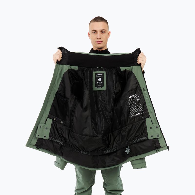Pánská snowboardová bunda Protest PRTTimothy aspen green 8