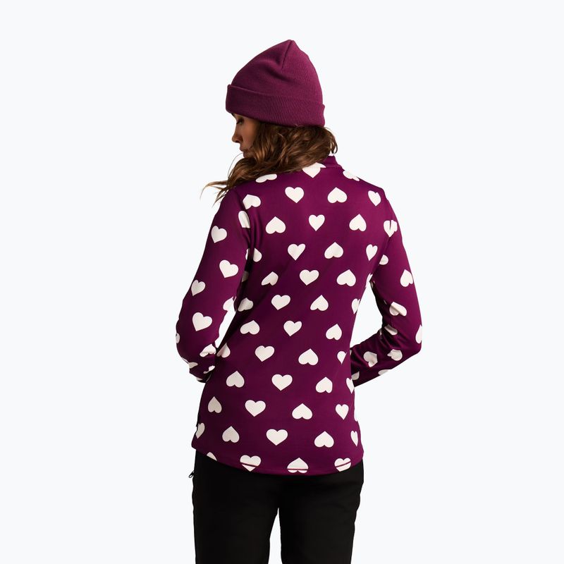 Dámská fleecová mikina Protest PRTSwana 1/4 Zip Active current purple 4