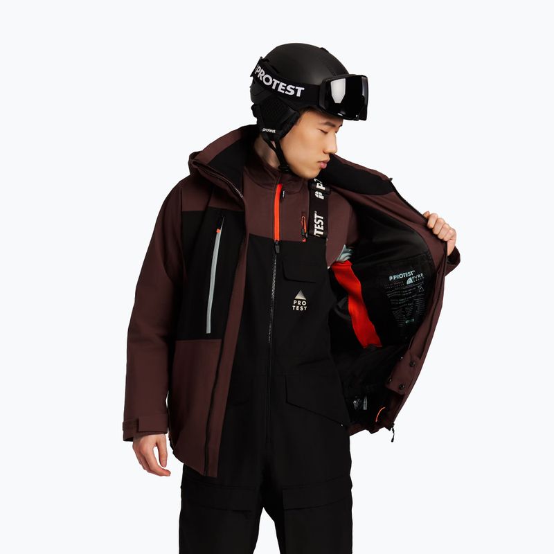 Pánská snowboardová bunda Protest PRTOffset pecanred 7