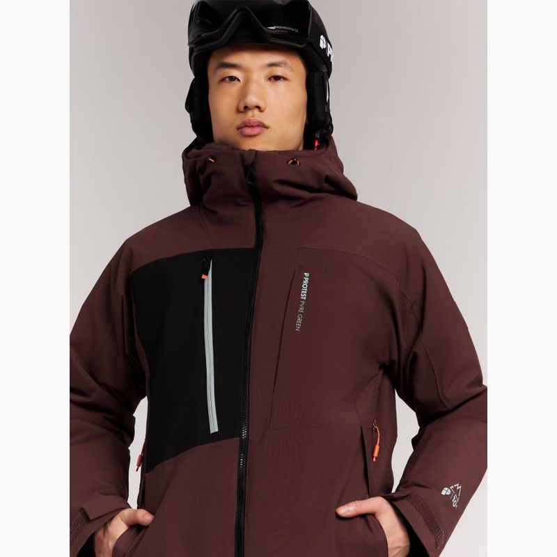 Pánská snowboardová bunda Protest PRTOffset pecanred 8