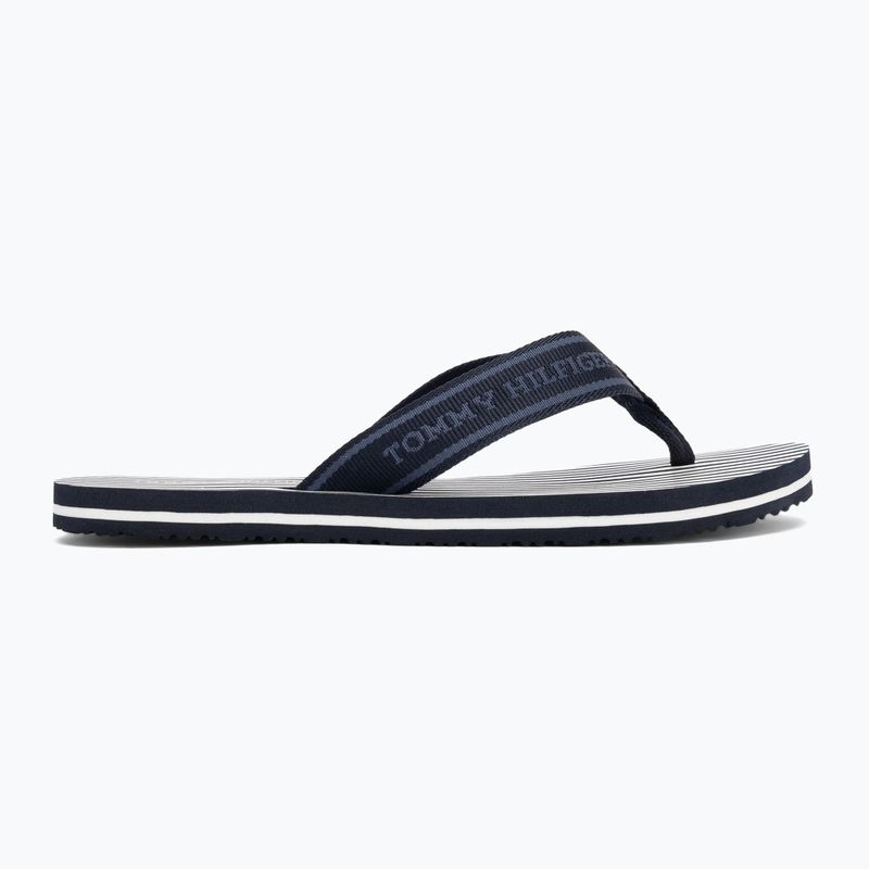 Dámské žabky Tommy Hilfiger Stripes Beach Sandal space blue 2