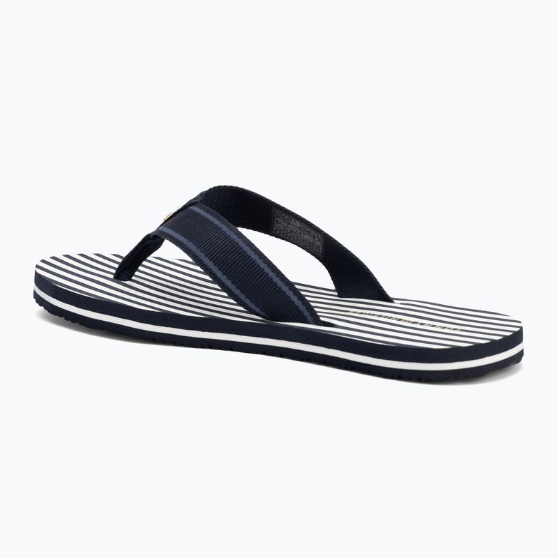 Dámské žabky Tommy Hilfiger Stripes Beach Sandal space blue 3