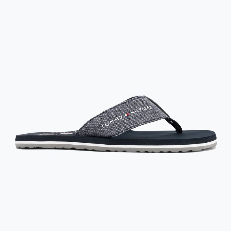 Pánské žabky  Tommy Hilfiger Chambray Beach Sandal desert sky 2