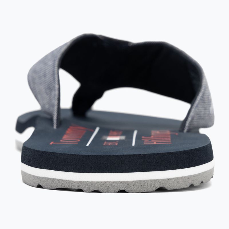 Pánské žabky  Tommy Hilfiger Chambray Beach Sandal desert sky 6
