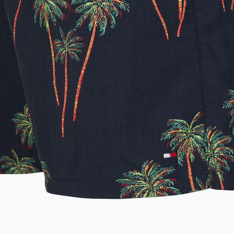 Pánské plavecké šortky Tommy Hilfiger Medium Drawstring Print palm tropic aop desert sky 3