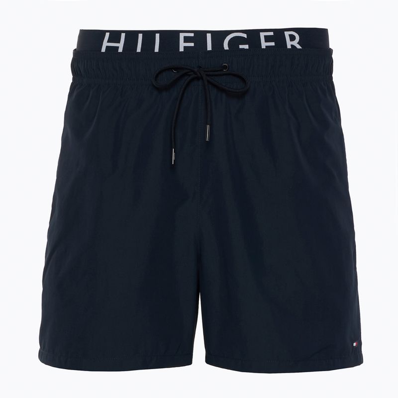 Pánské plavecké šortky Tommy Hilfiger Drawstring Dw desert sky
