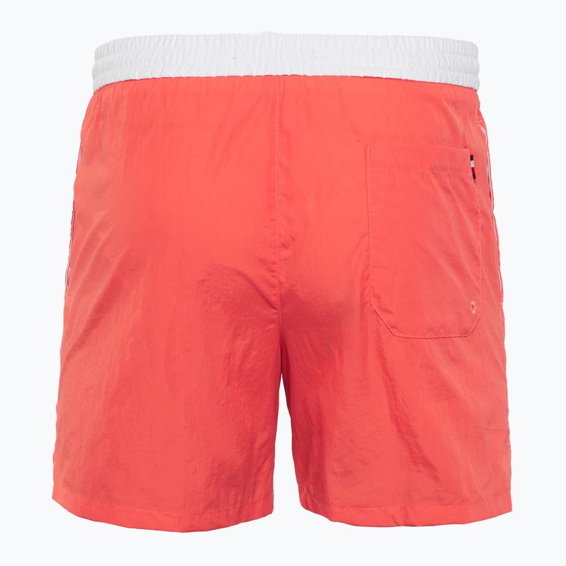 Pánské plavecké šortky Tommy Hilfiger Medium Drawstring pink poppy 2