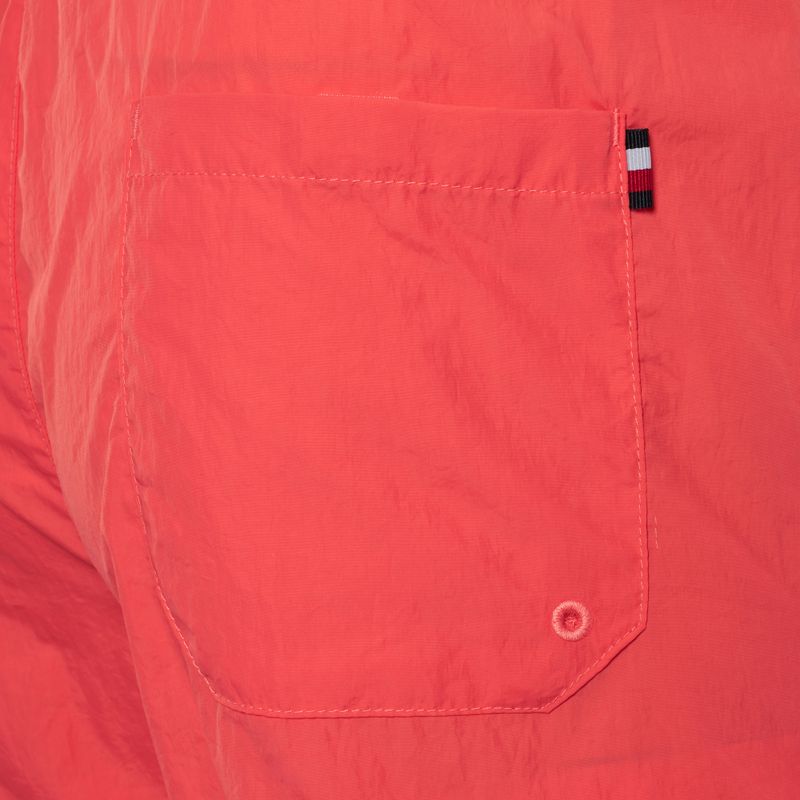 Pánské plavecké šortky Tommy Hilfiger Medium Drawstring pink poppy 3