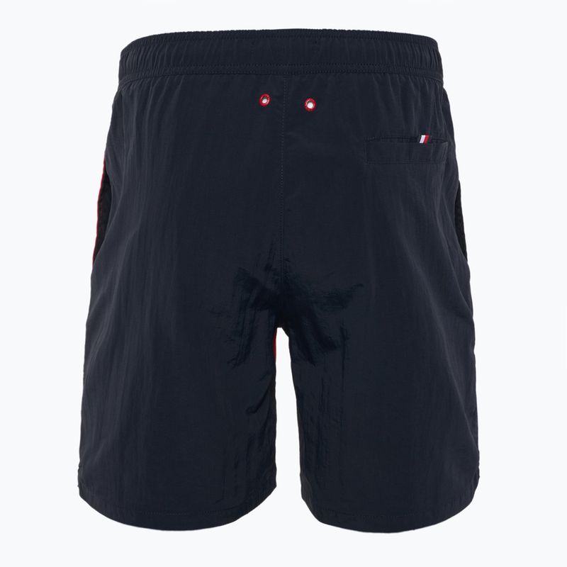 Pánské plavecké šortky Tommy Hilfiger Long Drawstring Diag desert sky 2