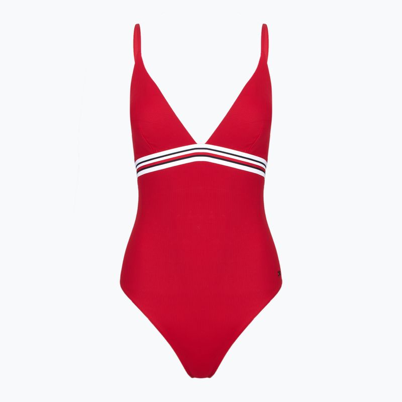 Dámské jednodílné plavky Tommy Hilfiger Triangle One Piece Rp Ext primary red
