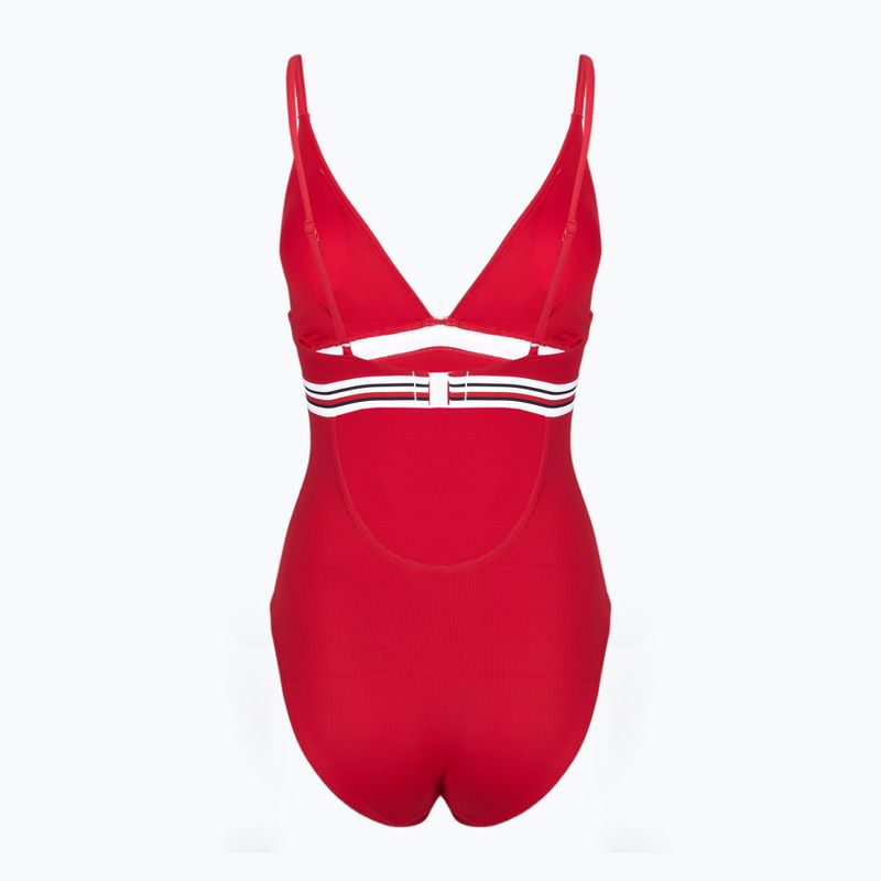 Dámské jednodílné plavky Tommy Hilfiger Triangle One Piece Rp Ext primary red 2