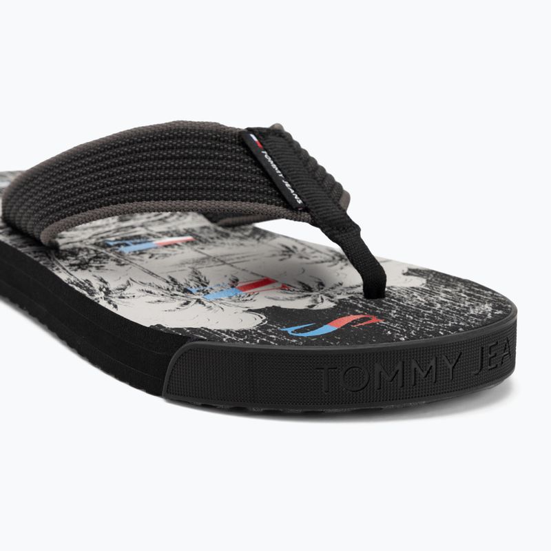 Pánské žabky  Tommy Jeans Elevated Beach Sandal black 7