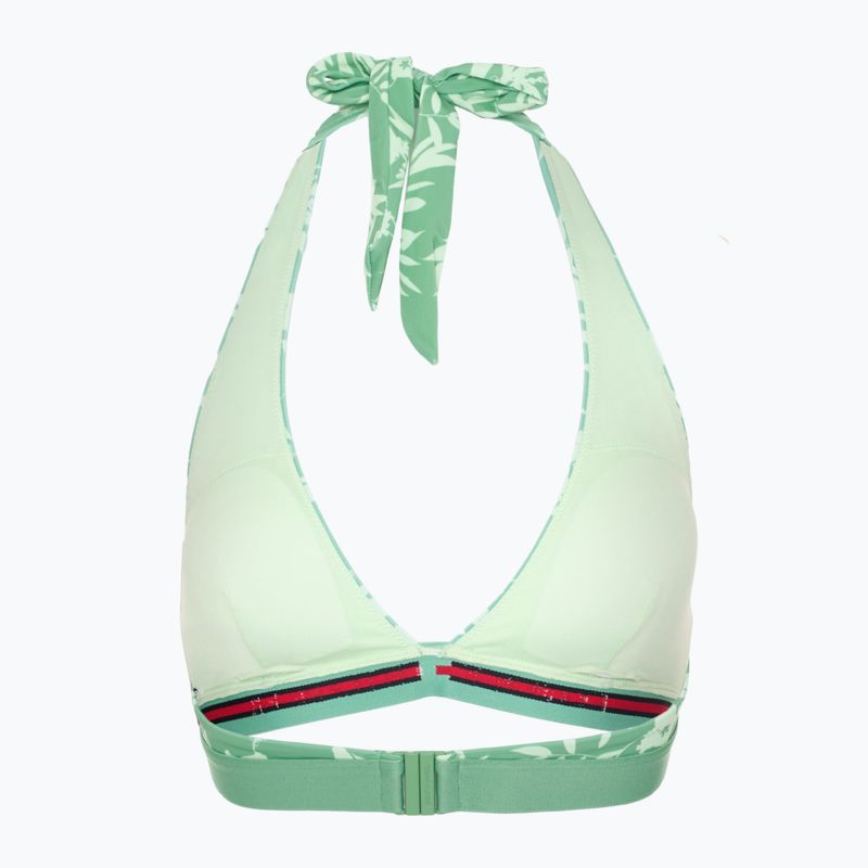 Horní díl plavek  Tommy Hilfiger Halter Rp Print floral tropic aop fort green 2