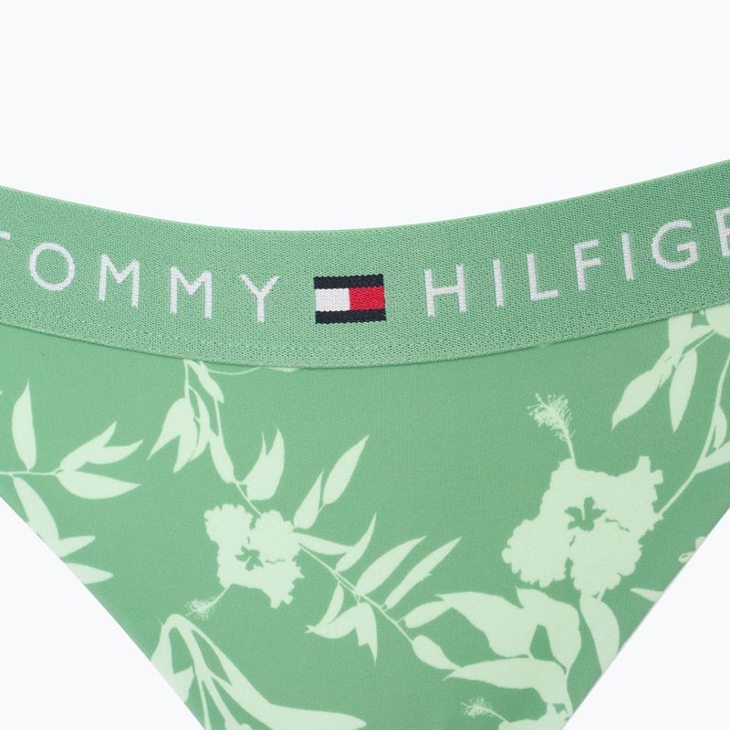 Spodní díl plavek  Tommy Hilfiger Cheeky Side Tie Bikini Print floral tropic aop fort green 3