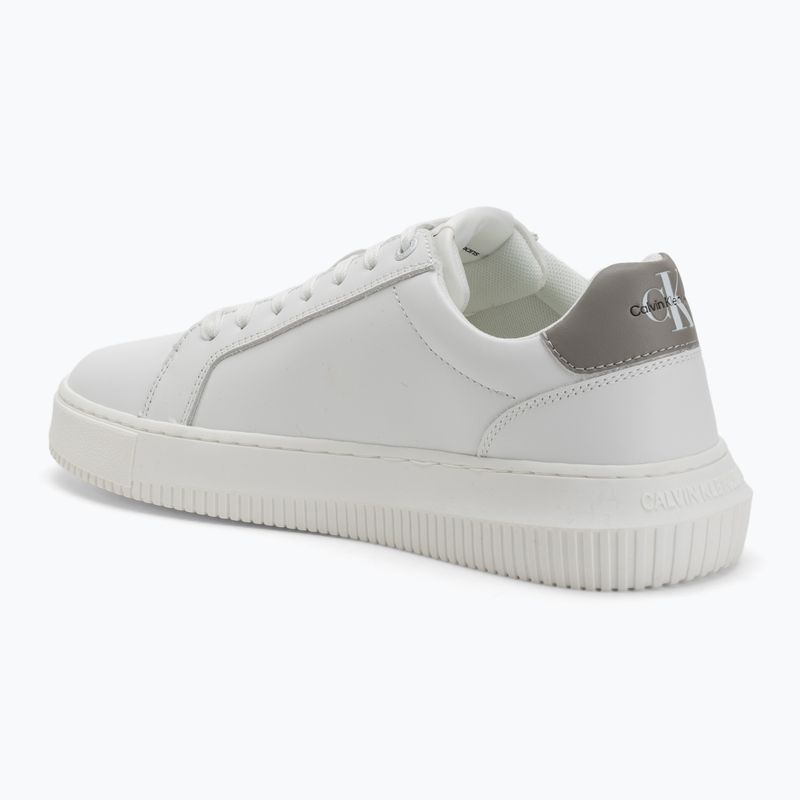 Pánské boty Calvin Klein YM0YM00681 Chunky Cupsole Monologo Lth triple bright white/rock ridge 3