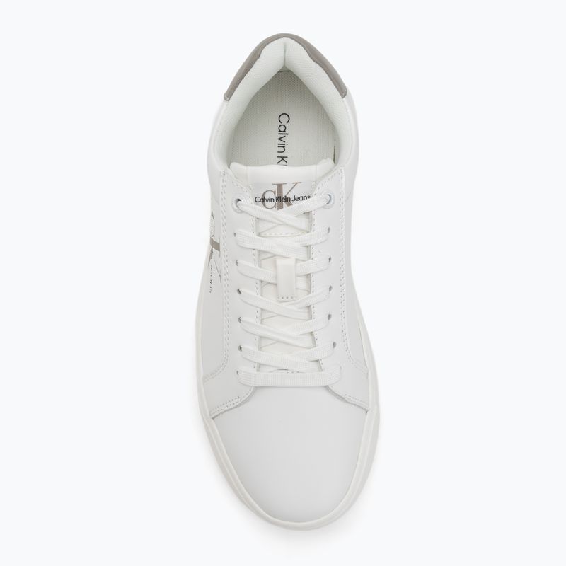 Pánské boty Calvin Klein YM0YM00681 Chunky Cupsole Monologo Lth triple bright white/rock ridge 5