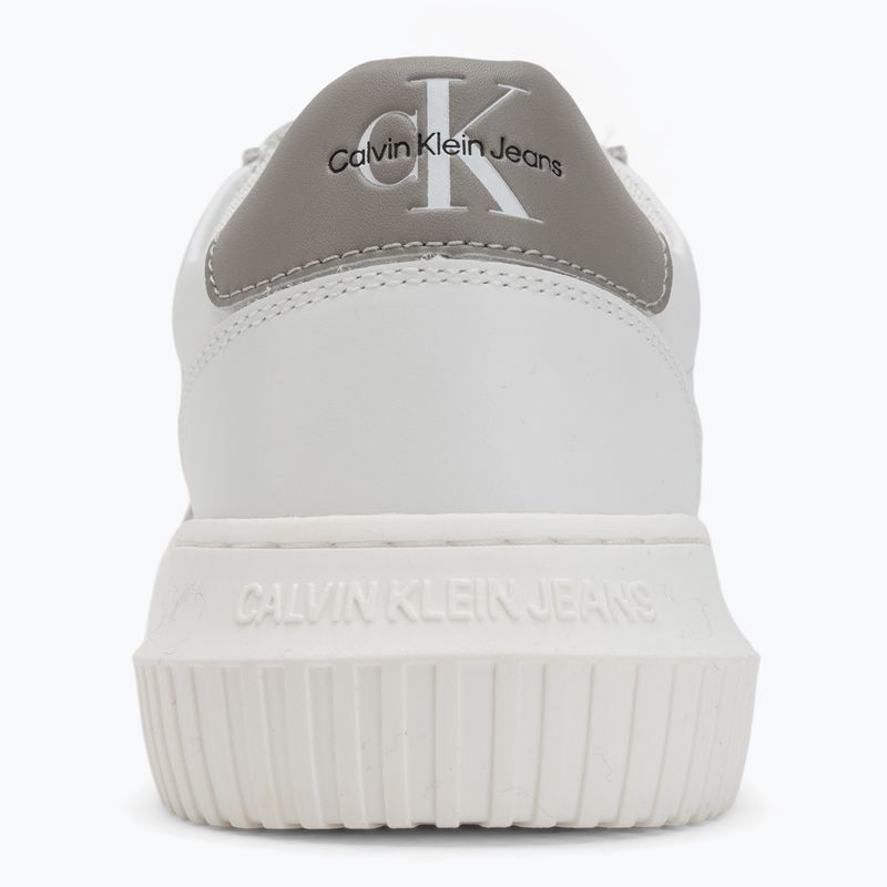 Pánské boty Calvin Klein YM0YM00681 Chunky Cupsole Monologo Lth triple bright white/rock ridge 6
