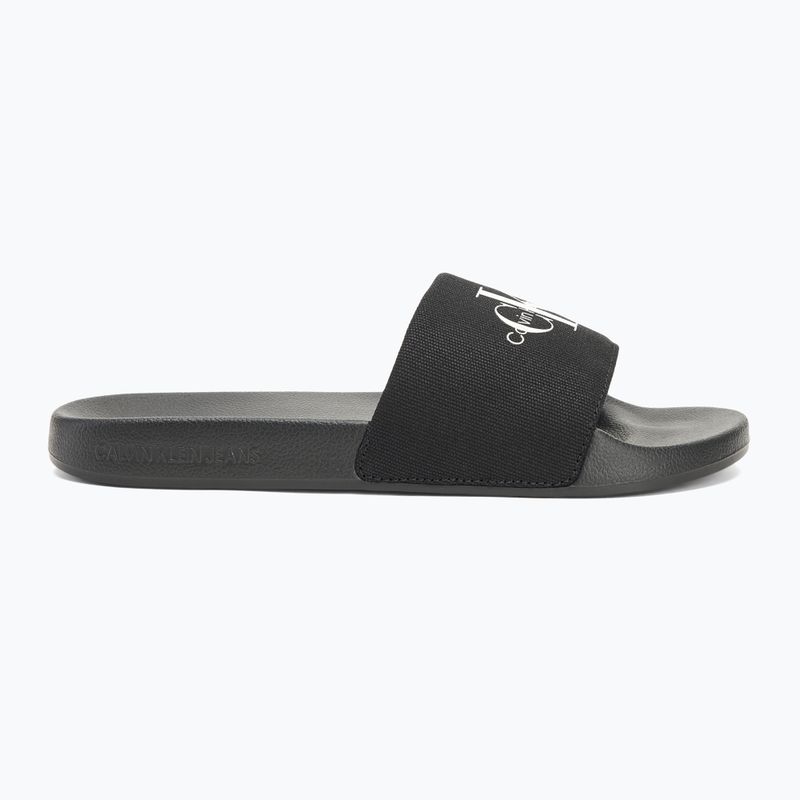 Pánské nazouváky  Calvin Klein YM0YM01271 Slide Monogram Cv black/bright white 2