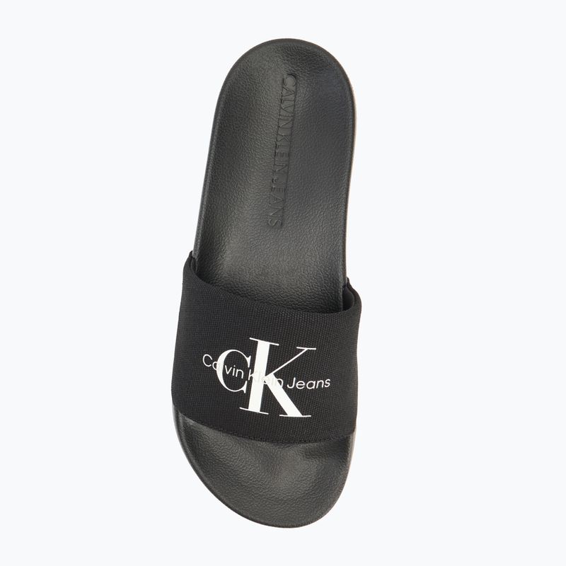 Pánské nazouváky  Calvin Klein YM0YM01271 Slide Monogram Cv black/bright white 5