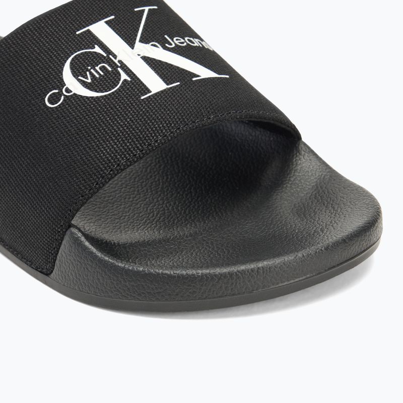 Pánské nazouváky  Calvin Klein YM0YM01271 Slide Monogram Cv black/bright white 7