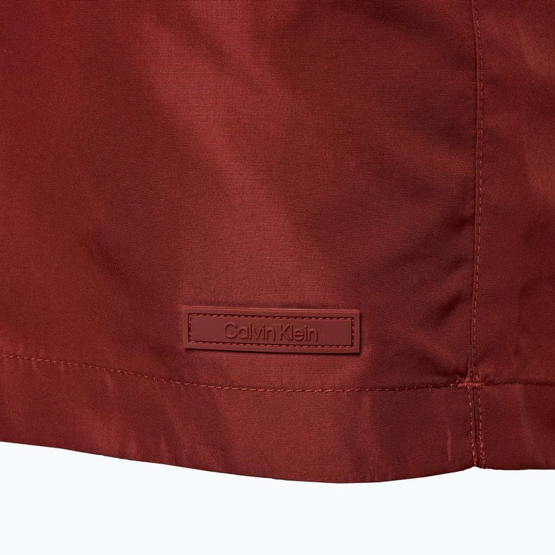 Pánské plavecké šortky Calvin Klein KM0KM01084 Casual Tailored syrah 4
