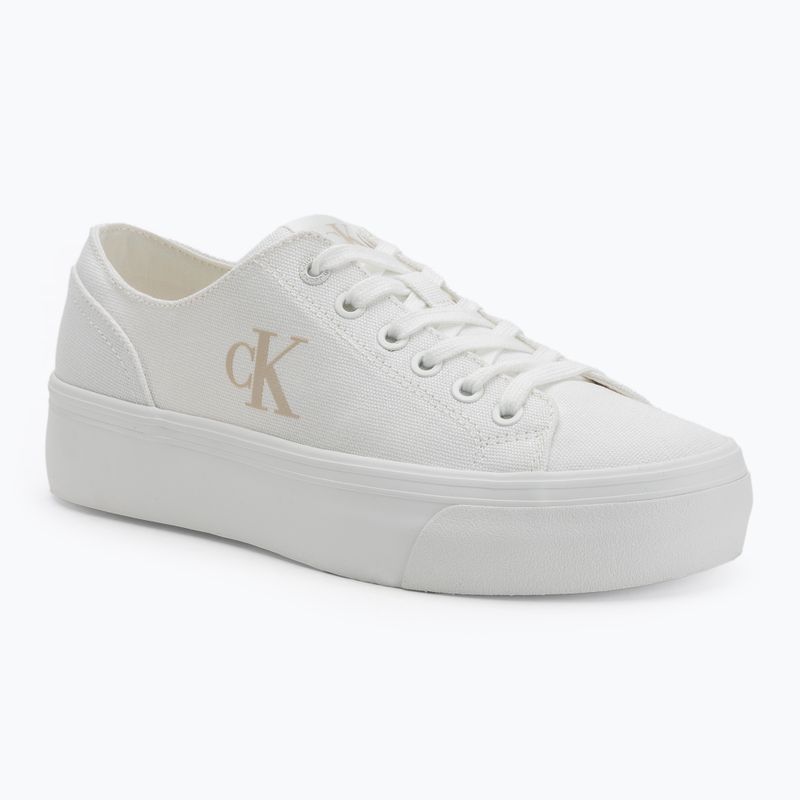 Dámské tenisky Calvin Clain YW0YW01763 Vulc Flatform Low Cv MG triple bright white