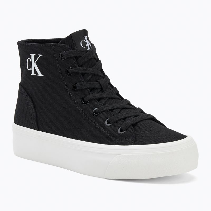 Dámské tenisky Calvin Clain YW0YW01764 Vulc Flatform Mid Cv Mg black/bright white