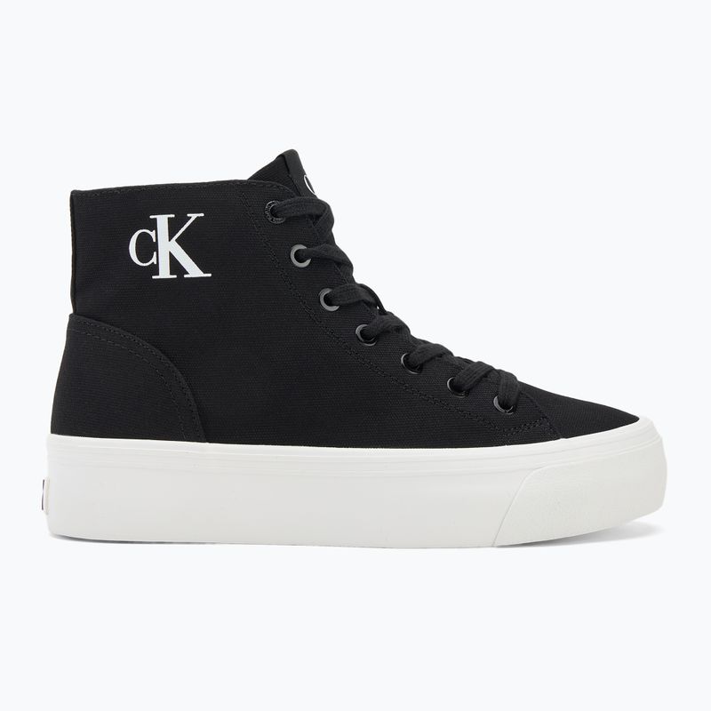 Dámské tenisky Calvin Clain YW0YW01764 Vulc Flatform Mid Cv Mg black/bright white 2