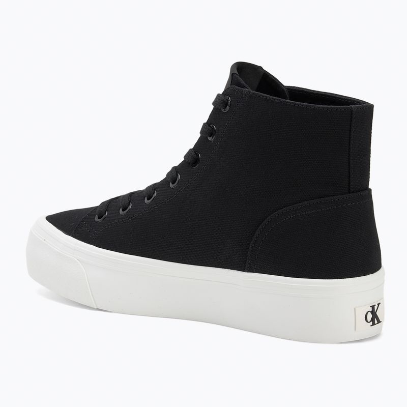 Dámské tenisky Calvin Clain YW0YW01764 Vulc Flatform Mid Cv Mg black/bright white 3