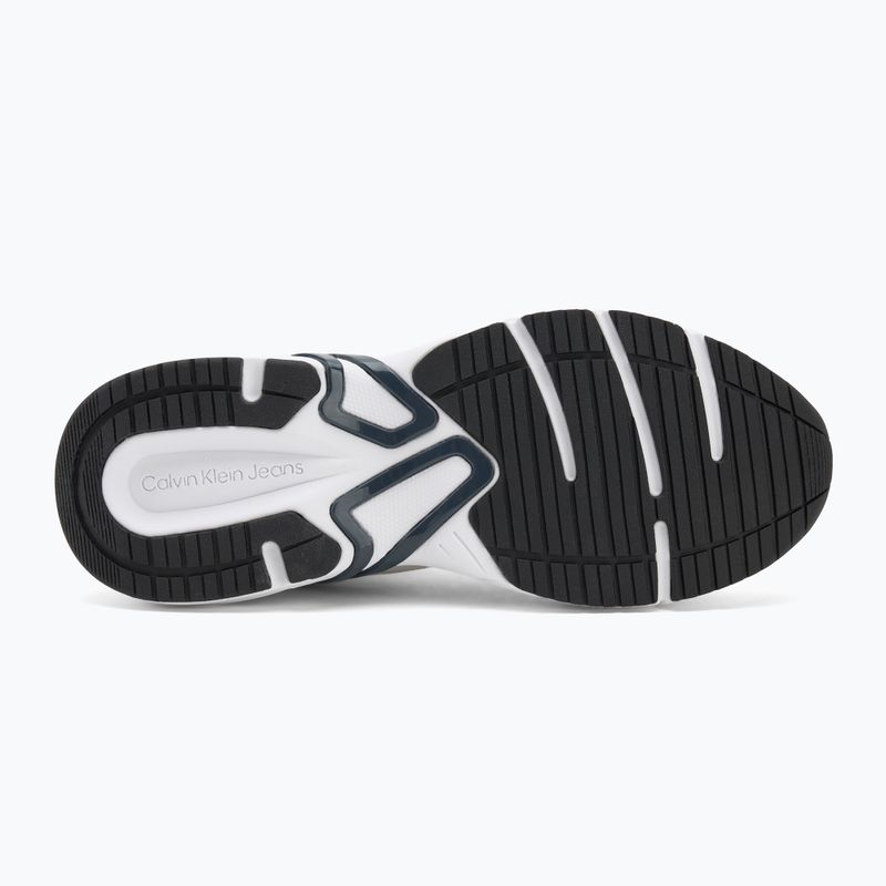 Dámské boty Calvin KleinYW0YW01887 Retro Tennis Knit Mg bright white/silver bich/navy 4