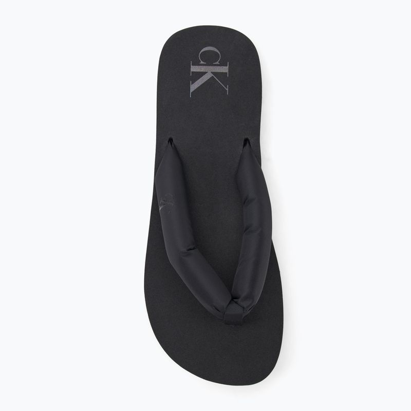 Dámské žabky Calvin Klein YW0YW01723 Sandal Flatform Ttxr Satin triple black 5