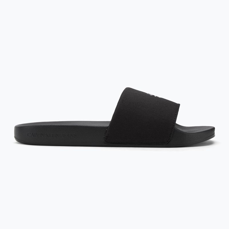 Dámské nazouváky Calvin Klein YW0YW01713 Slide Monogram Hardware triple black 2
