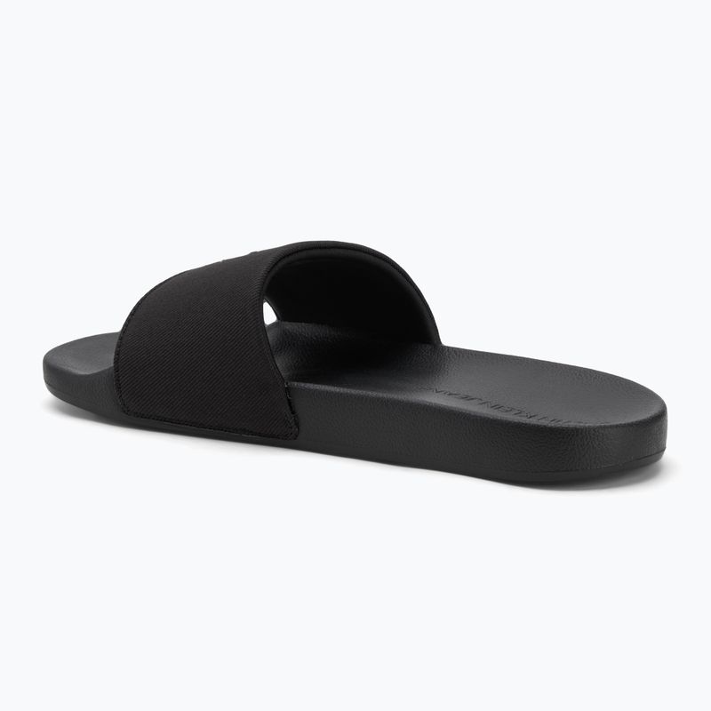 Dámské nazouváky Calvin Klein YW0YW01713 Slide Monogram Hardware triple black 3