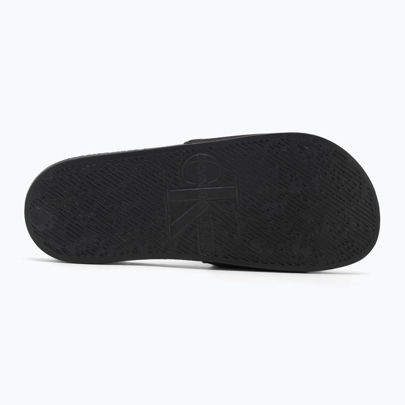 Dámské nazouváky Calvin Klein YW0YW01713 Slide Monogram Hardware triple black 4