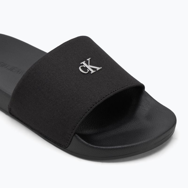 Dámské nazouváky Calvin Klein YW0YW01713 Slide Monogram Hardware triple black 7