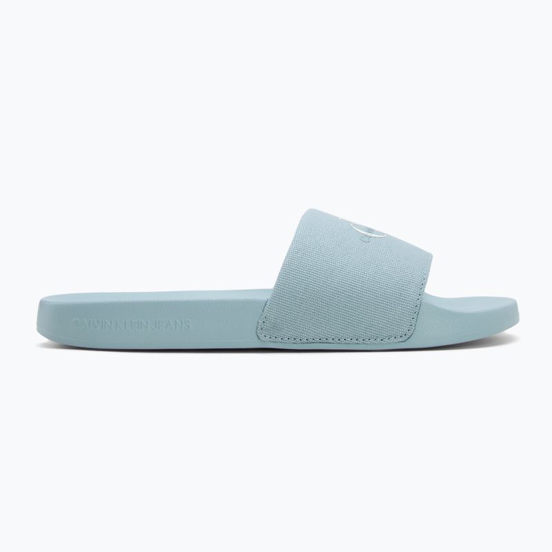 Dámské nazouváky  Calvin Klein YW0YW01835 Slide Monogram Wn triple cloud blue 2