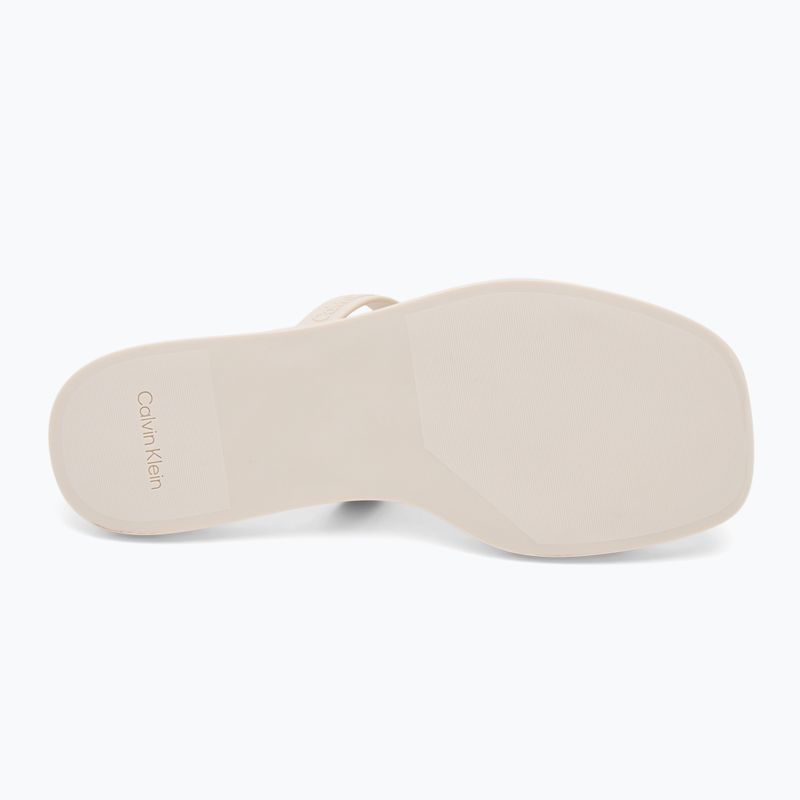 Dámské nazouváky Calvin Klein HW0HW02417 Double Bar Slide - Jelly turtle dove 4