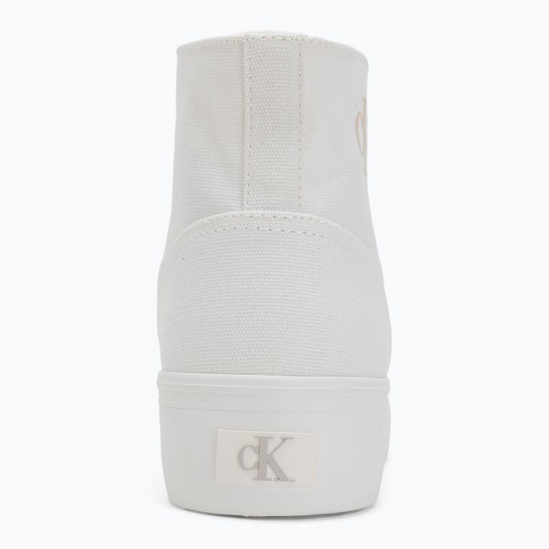 Dámské tenisky Calvin Clain YW0YW01764 Vulc Flatform Mid Cv Mg triple bright white 6