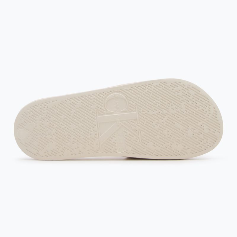 Dámské nazouváky Calvin Klein YW0YW01713 Slide Monogram Hardware turtle dove 4