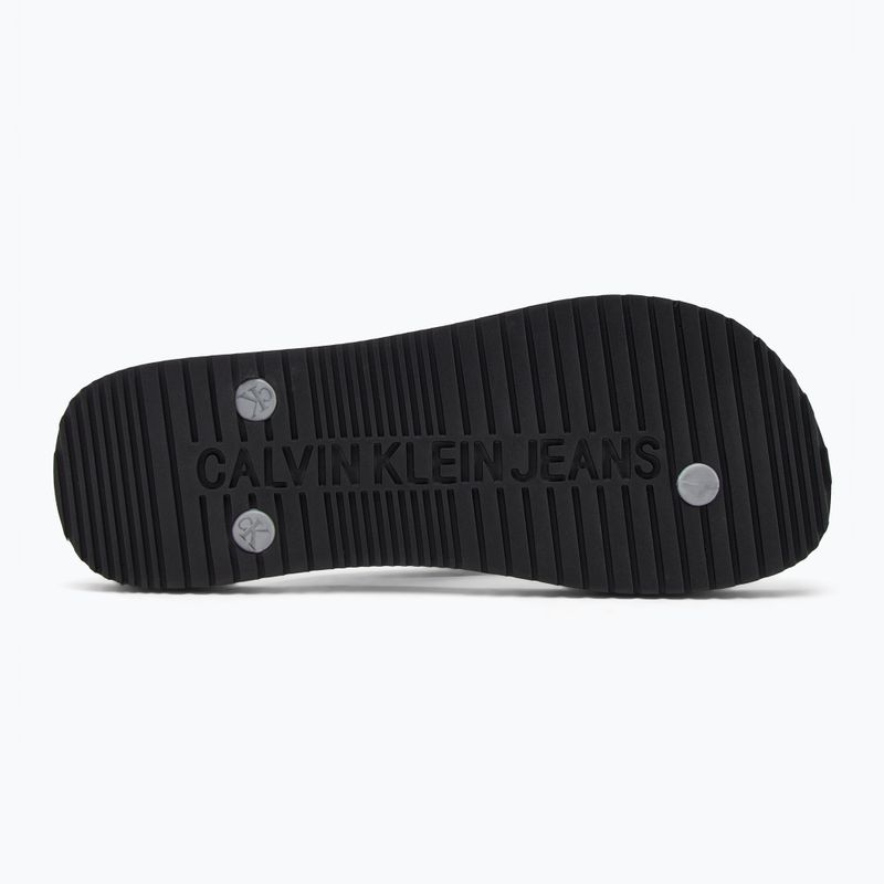 Dámské žabky Calvin Klein YW0YW01719 Beach Sandal Monologo Tpu black/silver 4